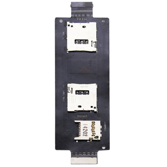 SIM SD Card Reader Contact Flex Cable Ribbon for Asus Zenfone 2 / ZE500ML / ZE500, For Asus Zenfone 2 ZE500CL