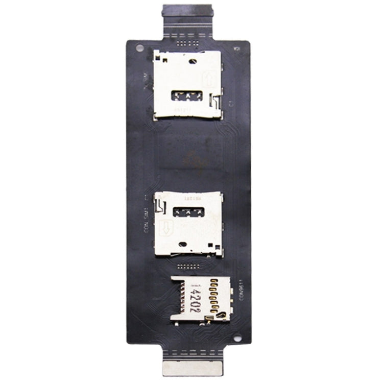 SIM SD Card Reader Contact Flex Cable Ribbon for Asus Zenfone 2 / ZE500ML / ZE500, For Asus Zenfone 2 ZE500CL