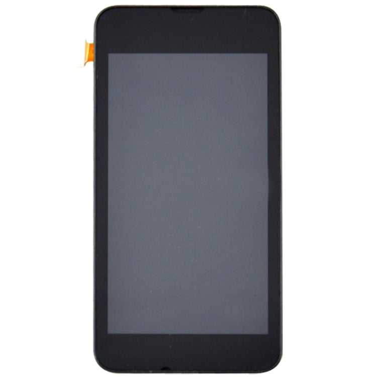 LCD Screen and Digitizer Full Assembly with Frame for Nokia Lumia 530, For Nokia Lumia 530 TFT