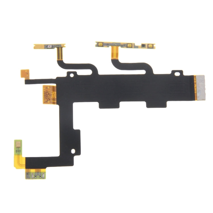 Power Button & Volume Button & Microphone Ribbon Flex Cable  for Sony Xperia C3, For Xperia C3