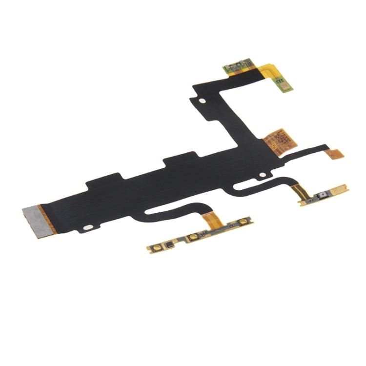 Power Button & Volume Button & Microphone Ribbon Flex Cable  for Sony Xperia C3, For Xperia C3