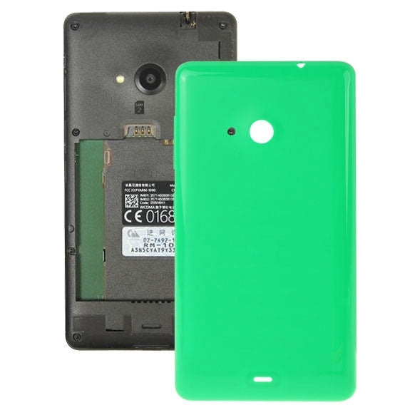 Bright Surface Solid Color Plastic Battery  Back Cover for Microsoft Lumia 535, For Nokia Lumia 535