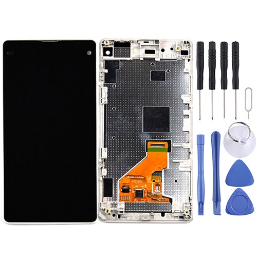 LCD Display + Touch Panel with Frame  for Sony Xperia Z1 Compact, For Xperia Z1 Compact