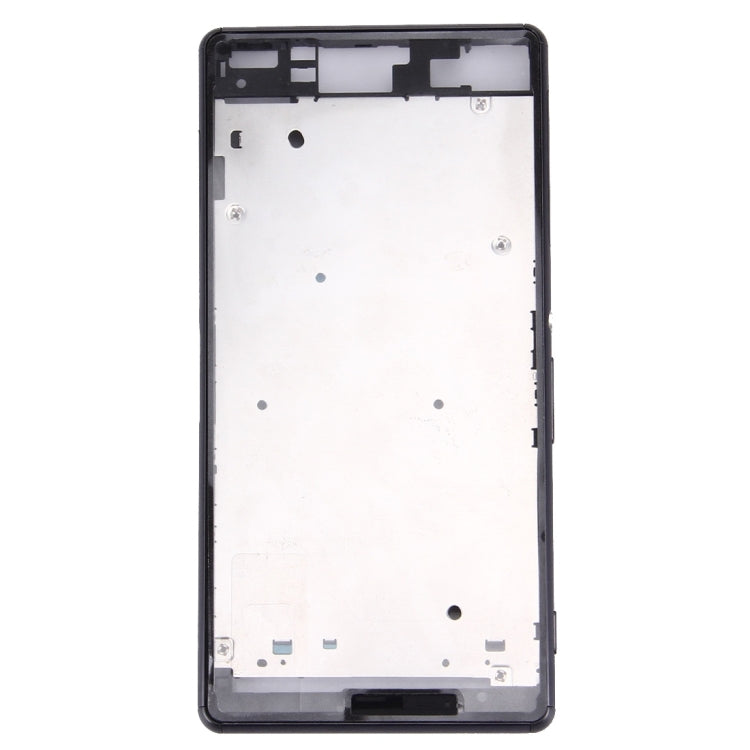 Front Housing LCD Frame Bezel Plate  for Sony Xperia Z3 / L55w / D6603, For Xperia Z3