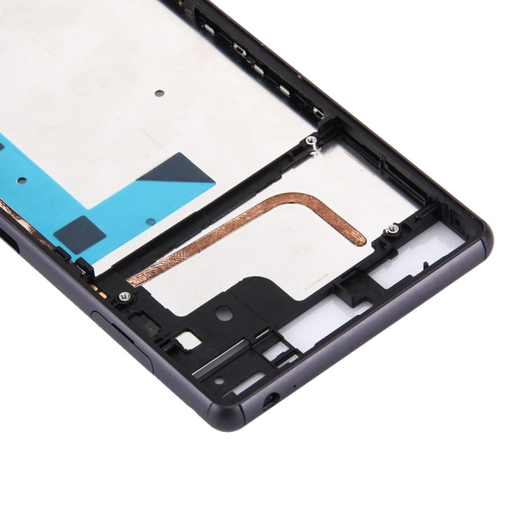 Front Housing LCD Frame Bezel Plate  for Sony Xperia Z3 / L55w / D6603, For Xperia Z3