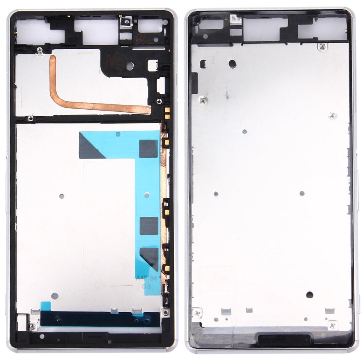 Front Housing LCD Frame Bezel Plate  for Sony Xperia Z3 / L55w / D6603, For Xperia Z3