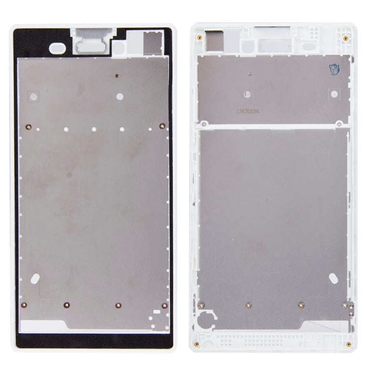 Front Housing  with Adhesive Sticker for Sony Xperia T3, For Xperia T3(White)
