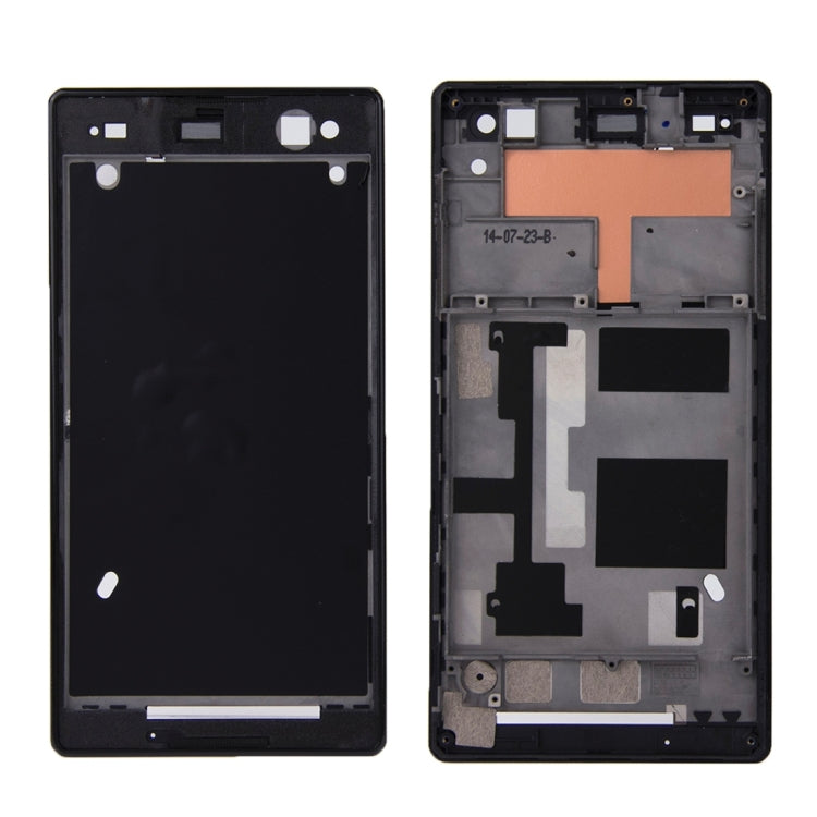 Front Housing  with Adhesive for Sony Xperia C3, For Xperia C3(Green), For Xperia C3(Black), For Xperia C3(White)