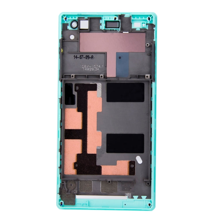 Front Housing  with Adhesive for Sony Xperia C3, For Xperia C3(Green), For Xperia C3(Black), For Xperia C3(White)