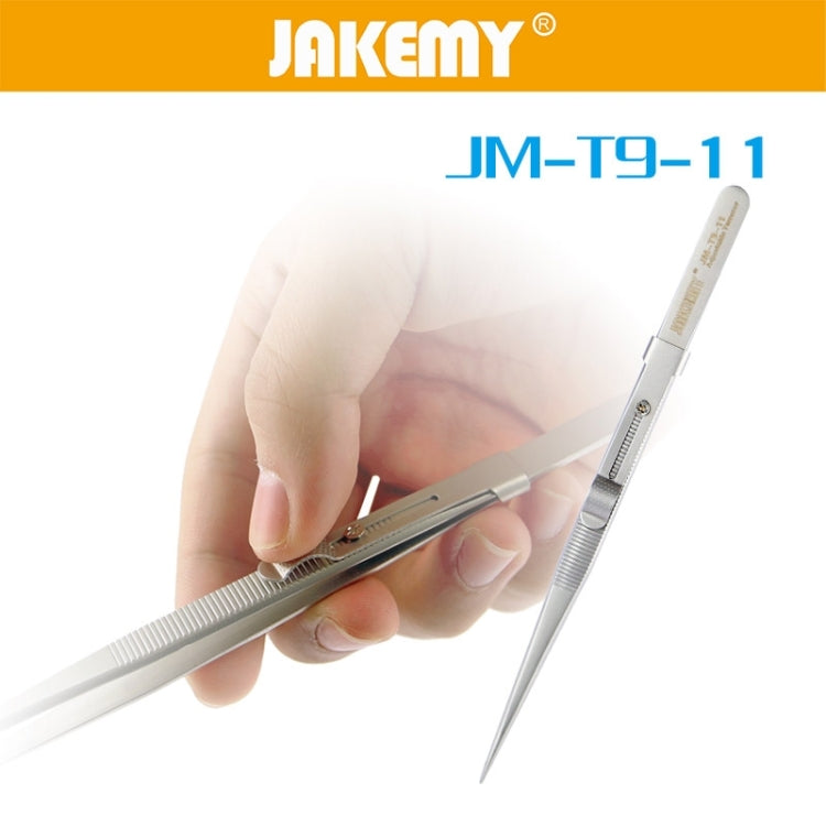 JAKEMY JM-T9-11 Adjustable Straight Tweezers, JM-T9-11