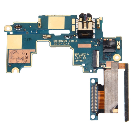 Mainboard & Volume Control Button / Earphone Jack Flex Cable  for HTC One M7 / 801e / 801n, For One M7