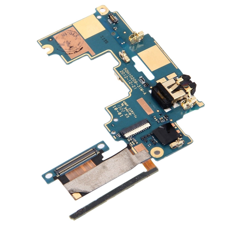 Mainboard & Volume Control Button / Earphone Jack Flex Cable  for HTC One M7 / 801e / 801n, For One M7