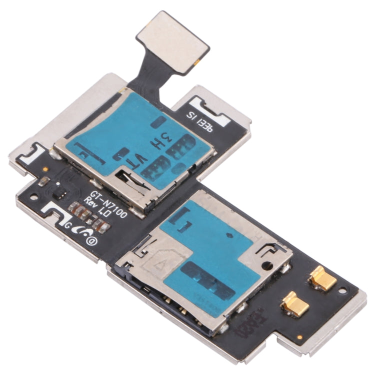 For Samsung Galaxy Note II / N7100 SIM Card Holder Socket Flex Cable, For Samsung Galaxy Note II / N7100