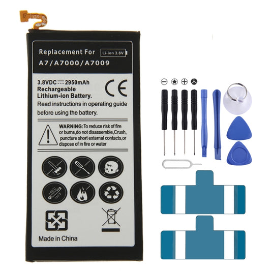 2950mAh High Capacity Rechargeable  Li-ion Battery for Galaxy A7 / A700 / A700S, For A7 / A700F