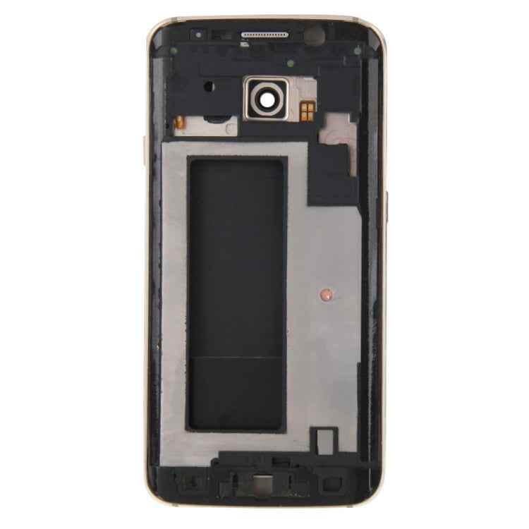 For Galaxy S6 Edge / G925 Full Housing Cover (Front Housing LCD Frame Bezel Plate + Back Plate Housing Camera Lens Panel + Battery Back Cover ) , For Samsung Galaxy S6 edge, For Galaxy S6 edge
