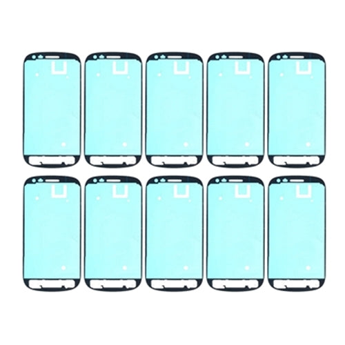 For Galaxy SIII mini / i8190 10pcs Front Housing Panel Adhesive Sticker, For Galaxy SIII mini / i8190
