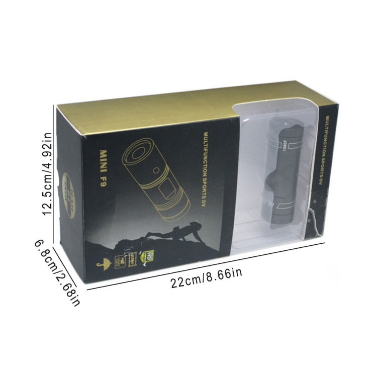 F9 Full HD 1080P Action Helmet Camera / Sports Camera / Bicycle Camera, Support TF Card, 120 Degree Wide Angle Lens