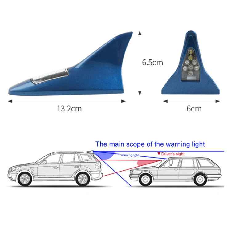 Solar Shark Fin High-positioned Alarm Light