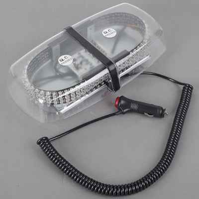 25W 240-LED Warning Mini Light Bar Strobe Waterproof Light, Yellow Light