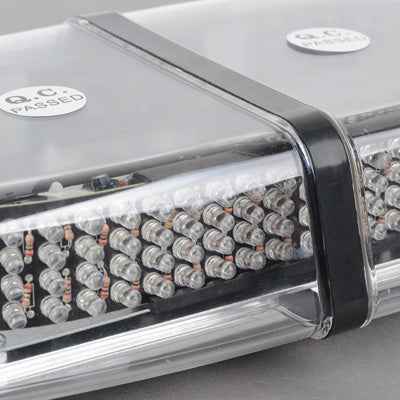 25W 240-LED Warning Mini Light Bar Strobe Waterproof Light, Yellow Light