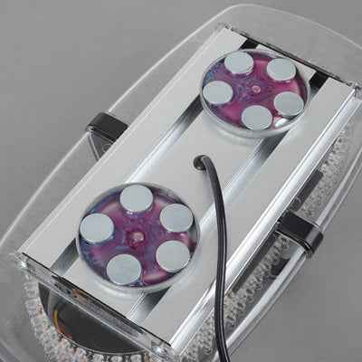 25W 240-LED Warning Mini Light Bar Strobe Waterproof Light, Yellow Light