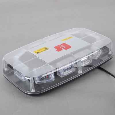 30W Warning Mini Light Bar Strobe Light with 10pcs 3-LED Bars, Yellow Light