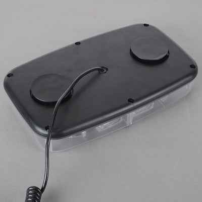 30W Warning Mini Light Bar Strobe Light with 10pcs 3-LED Bars, Yellow Light