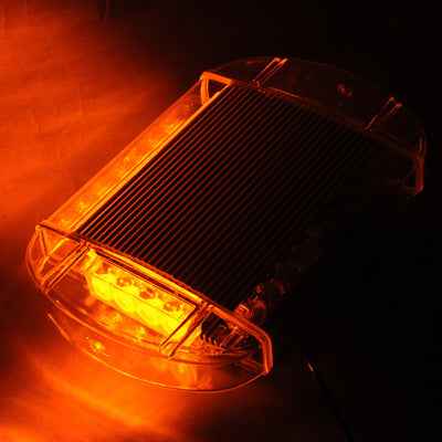 24W Warning Mini Light Bar Strobe Light with 6pcs 4-LED Bars, Yellow Light