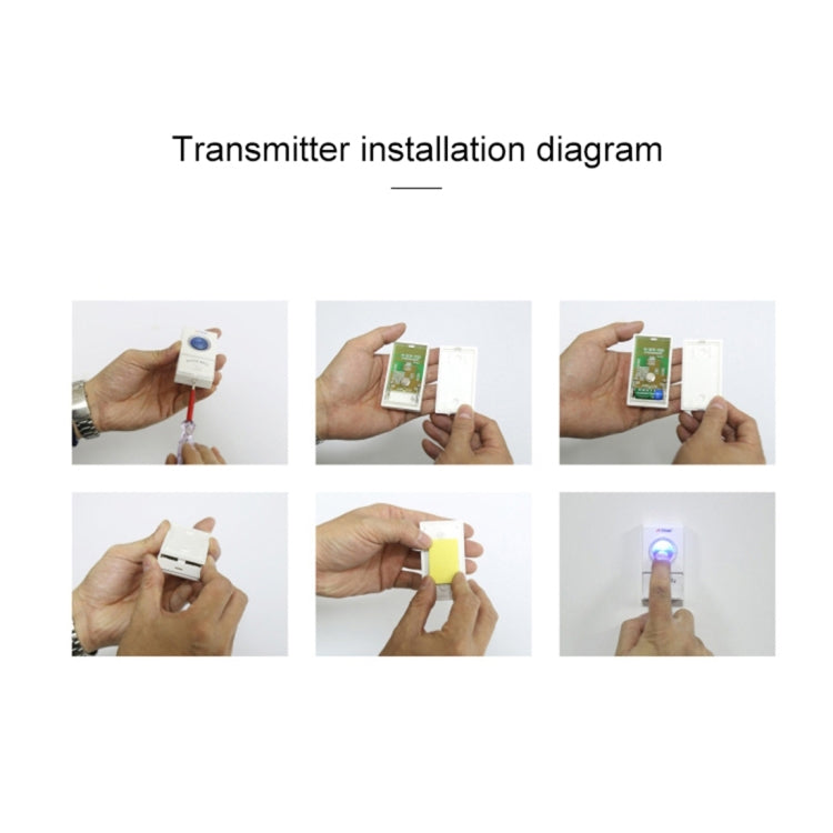 VOYE V006A Home Music Remote Control Wireless Doorbell with 38 Polyphony Sounds