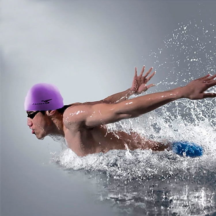 Pure Color Style Elastic Silicone Swimming Cap / Swimming Hat