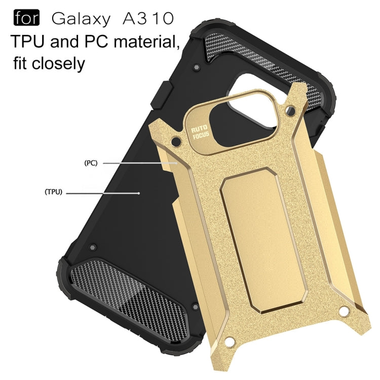 For Galaxy A3 (2016) / A310 Tough Armor TPU + PC Combination Case, For Galaxy A3 (2016) / A310