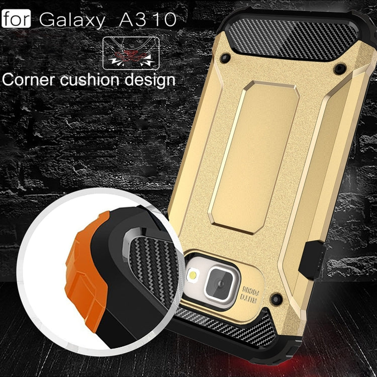 For Galaxy A3 (2016) / A310 Tough Armor TPU + PC Combination Case, For Galaxy A3 (2016) / A310