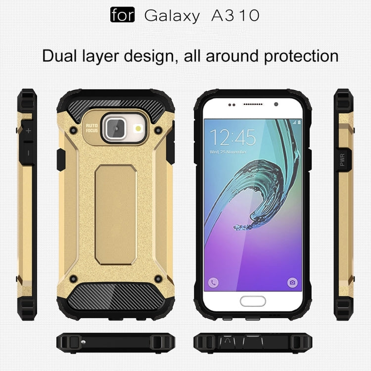 For Galaxy A3 (2016) / A310 Tough Armor TPU + PC Combination Case, For Galaxy A3 (2016) / A310