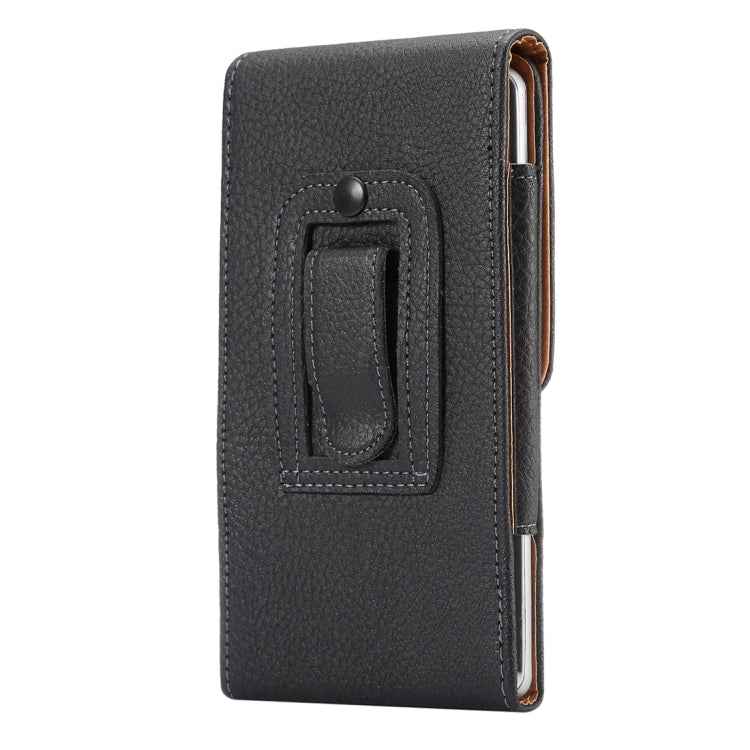 Litchi Texture Vertical Flip Upright Leather Case / Waist Bag for Galaxy S9+ / S8+ / Note 8 & Note 5, Huawei Mate 8,etc(Black)