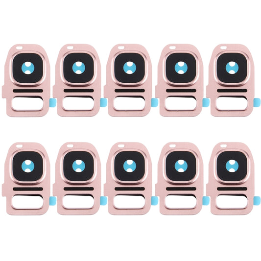 For Galaxy S7 / G930 10pcs Rear Camera Lens Cover + Flashlight Bracker, Galaxy S7, For Galaxy S7 / G930, For S7 / G930 Lens Cover Black, For Samsung Galaxy S7 / G930