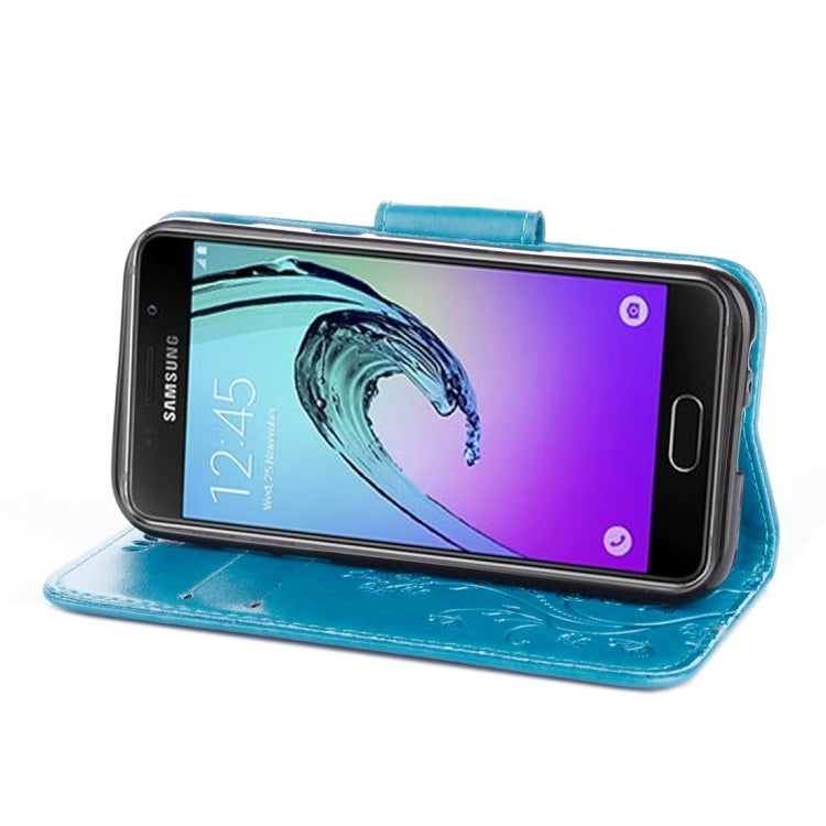 For Galaxy A5 (2017) / A520 Butterflies Love Flowers Embossing Horizontal Flip Leather Case with Holder & Card Slots & Wallet & Lanyard, For Galaxy A5 (2017)