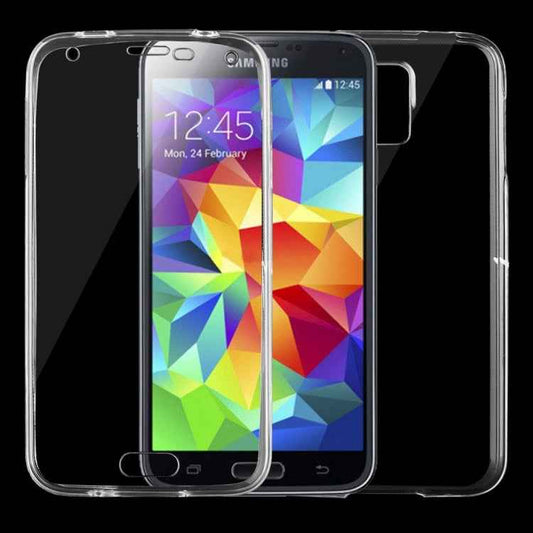 For Galaxy S5 / G900 0.75mm Double-sided Ultra-thin Transparent TPU Protective Case