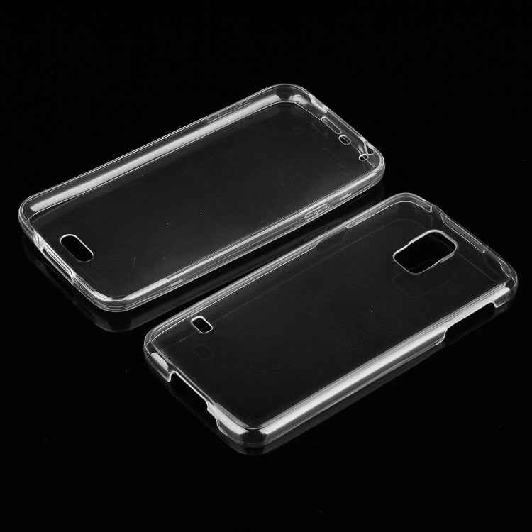 For Galaxy S5 / G900 0.75mm Double-sided Ultra-thin Transparent TPU Protective Case