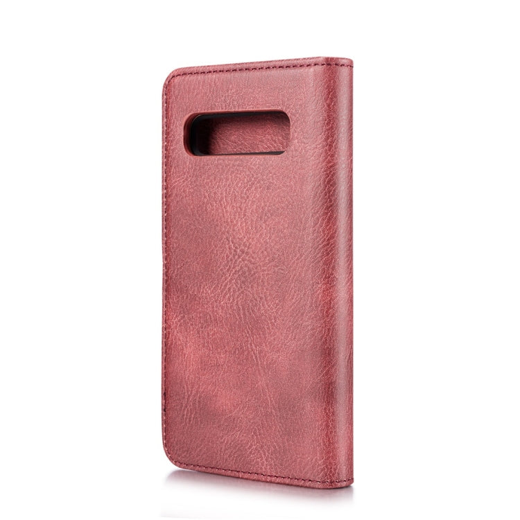 DG.MING Crazy Horse Texture Flip Detachable Magnetic Leather Case for Samsung Galaxy S10, with Holder & Card Slots & Wallet, Galaxy S10, For Samsung Galaxy S10