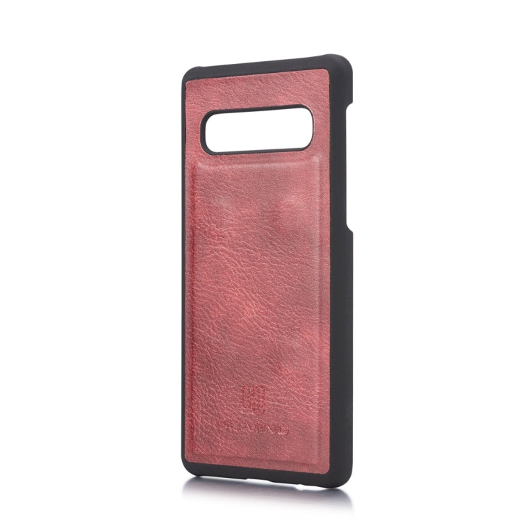 DG.MING Crazy Horse Texture Flip Detachable Magnetic Leather Case for Samsung Galaxy S10, with Holder & Card Slots & Wallet, Galaxy S10, For Samsung Galaxy S10