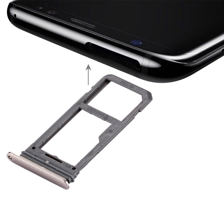 For Galaxy S8 SIM Card Tray + Micro SD Tray, For Galaxy S8, For Samsung Galaxy S8, For Galaxy S8 Pink, For Galaxy S8 Grey