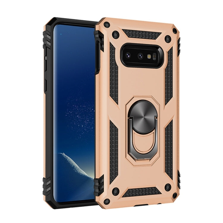 Sergeant Armor Shockproof TPU + PC Protective Case for Galaxy S10e, with 360 Degree Rotation Holder