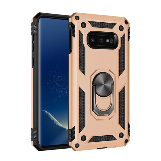Sergeant Armor Shockproof TPU + PC Protective Case for Galaxy S10e, with 360 Degree Rotation Holder