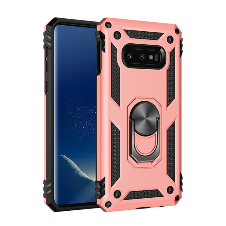Sergeant Armor Shockproof TPU + PC Protective Case for Galaxy S10e, with 360 Degree Rotation Holder