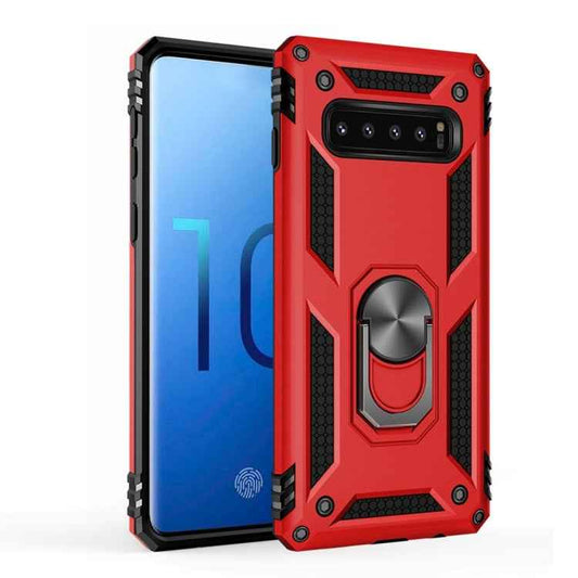 Sergeant Armor Shockproof TPU + PC Protective Case for Galaxy S10, with 360 Degree Rotation Holder