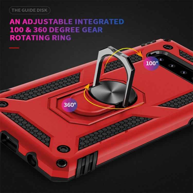 Sergeant Armor Shockproof TPU + PC Protective Case for Galaxy S10, with 360 Degree Rotation Holder