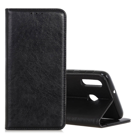 Magnetic Retro Crazy Horse Texture Horizontal Flip Leather Case for Galaxy A40, with Holder & Card Slots & Photo Frame