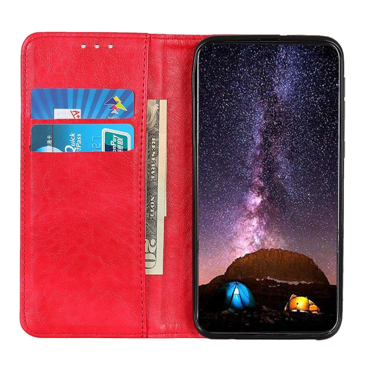 Magnetic Retro Crazy Horse Texture Horizontal Flip Leather Case for Galaxy A40, with Holder & Card Slots & Photo Frame, For Galaxy A40