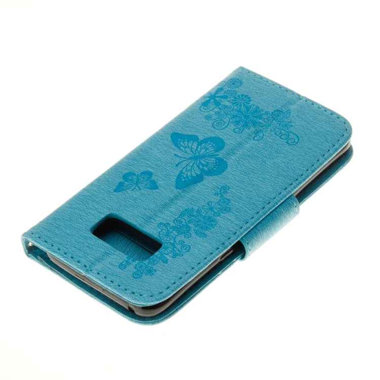 For Galaxy S8 Butterflies Embossing Horizontal Flip Leather Case with Holder & Card Slots & Wallet & Lanyard
