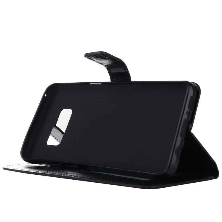 For Galaxy S8 Retro Crazy Horse Texture Horizontal Flip Leather Case with Holder & Card Slots & Wallet & Photo Frame